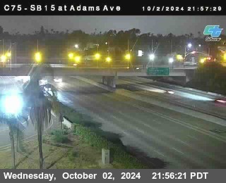 SB 15 at Adams Ave (On Ramp)