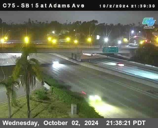 SB 15 at Adams Ave (On Ramp)