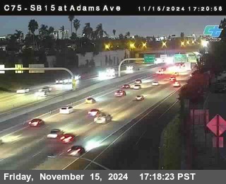 SB 15 at Adams Ave (On Ramp)