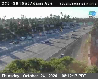 SB 15 at Adams Ave (On Ramp)