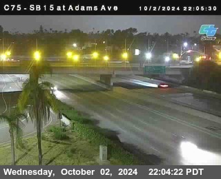 SB 15 at Adams Ave (On Ramp)