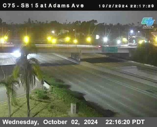 SB 15 at Adams Ave (On Ramp)