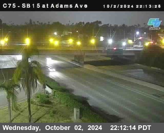 SB 15 at Adams Ave (On Ramp)