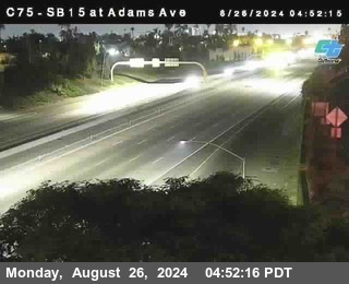 SB 15 at Adams Ave (On Ramp)