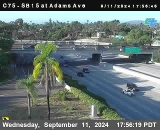 SB 15 at Adams Ave (On Ramp)