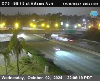 SB 15 at Adams Ave (On Ramp)