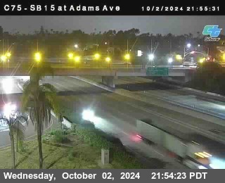 SB 15 at Adams Ave (On Ramp)