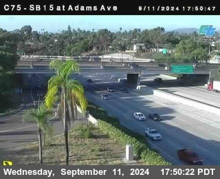 SB 15 at Adams Ave (On Ramp)