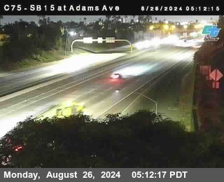 SB 15 at Adams Ave (On Ramp)