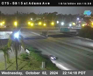 SB 15 at Adams Ave (On Ramp)