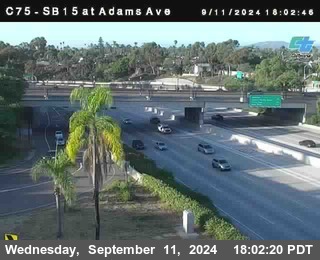 SB 15 at Adams Ave (On Ramp)