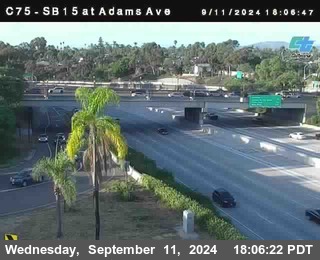 SB 15 at Adams Ave (On Ramp)