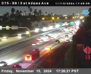 SB 15 at Adams Ave (On Ramp)