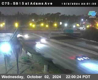 SB 15 at Adams Ave (On Ramp)