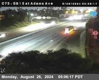 SB 15 at Adams Ave (On Ramp)