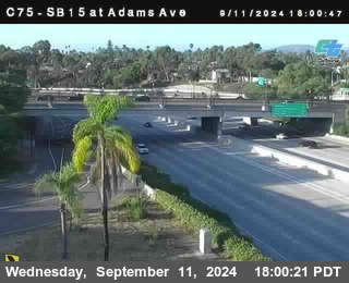 SB 15 at Adams Ave (On Ramp)