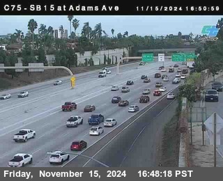 SB 15 at Adams Ave (On Ramp)