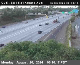 SB 15 at Adams Ave (On Ramp)