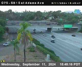 SB 15 at Adams Ave (On Ramp)