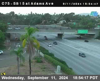 SB 15 at Adams Ave (On Ramp)