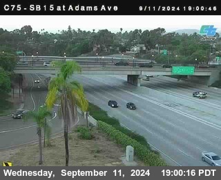 SB 15 at Adams Ave (On Ramp)