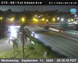 SB 15 at Adams Ave (On Ramp)