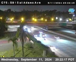 SB 15 at Adams Ave (On Ramp)