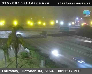 SB 15 at Adams Ave (On Ramp)