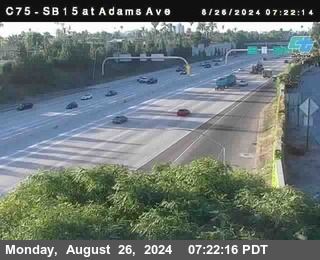 SB 15 at Adams Ave (On Ramp)