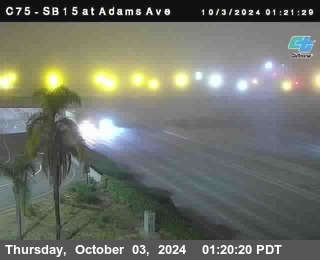 SB 15 at Adams Ave (On Ramp)