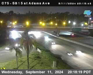 SB 15 at Adams Ave (On Ramp)