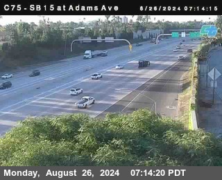 SB 15 at Adams Ave (On Ramp)