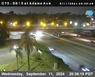 SB 15 at Adams Ave (On Ramp)