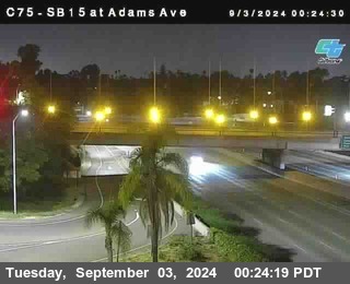 SB 15 at Adams Ave (On Ramp)