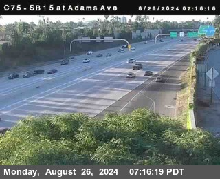 SB 15 at Adams Ave (On Ramp)