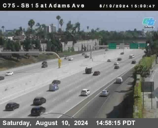 SB 15 at Adams Ave (On Ramp)