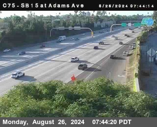 SB 15 at Adams Ave (On Ramp)