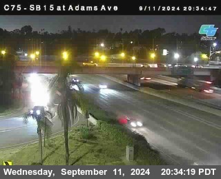 SB 15 at Adams Ave (On Ramp)