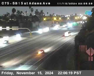 SB 15 at Adams Ave (On Ramp)