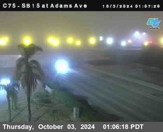 SB 15 at Adams Ave (On Ramp)