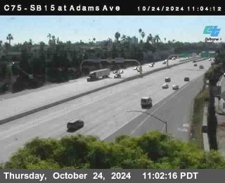 SB 15 at Adams Ave (On Ramp)