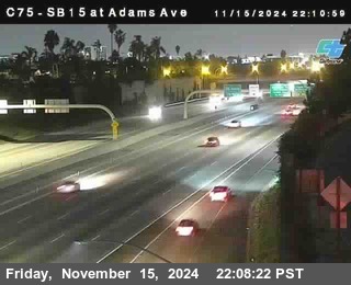 SB 15 at Adams Ave (On Ramp)