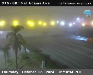 SB 15 at Adams Ave (On Ramp)