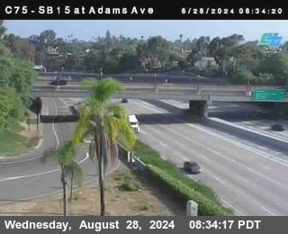 SB 15 at Adams Ave (On Ramp)