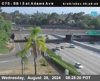 SB 15 at Adams Ave (On Ramp)