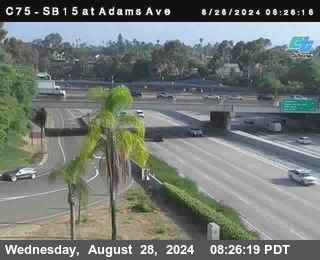 SB 15 at Adams Ave (On Ramp)