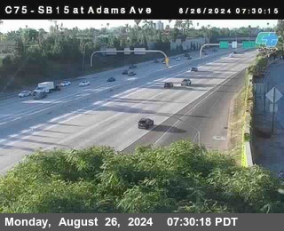 SB 15 at Adams Ave (On Ramp)