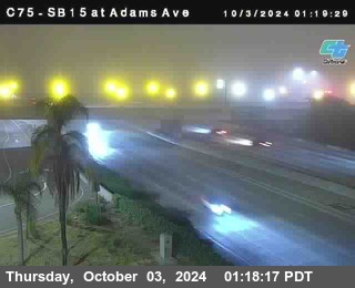 SB 15 at Adams Ave (On Ramp)