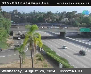 SB 15 at Adams Ave (On Ramp)