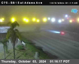 SB 15 at Adams Ave (On Ramp)